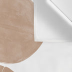 Minimalist Beige Art Wall Tapestry Gallery Image 3