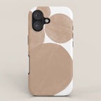 Minimalist Beige Art iPhone Case Gallery Image 1