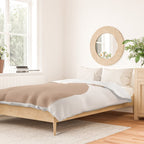 Minimalist Beige Art Duvet Cover Gallery Image 2