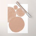 Minimalist Beige Art Wrapping Paper Gallery Image 1