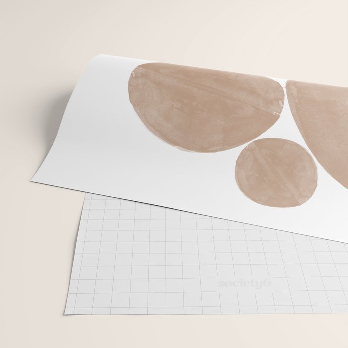Minimalist Beige Art Wrapping Paper Gallery Image 2