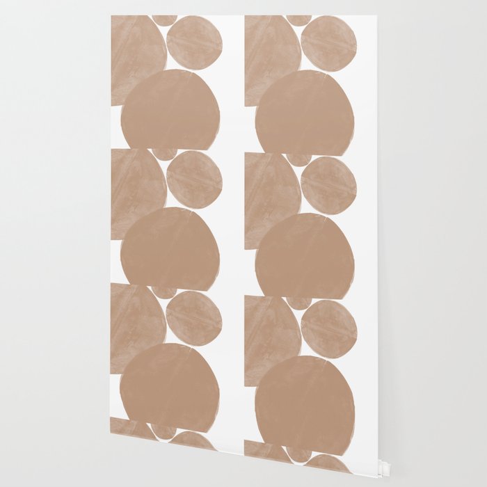 Minimalist Beige Art Wallpaper Gallery Image 2