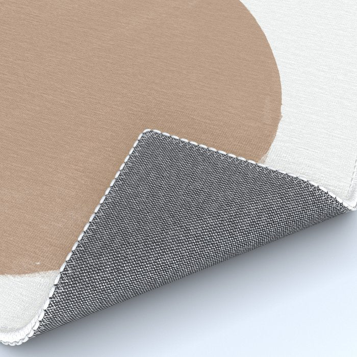Minimalist Beige Art Rug Gallery Image 4