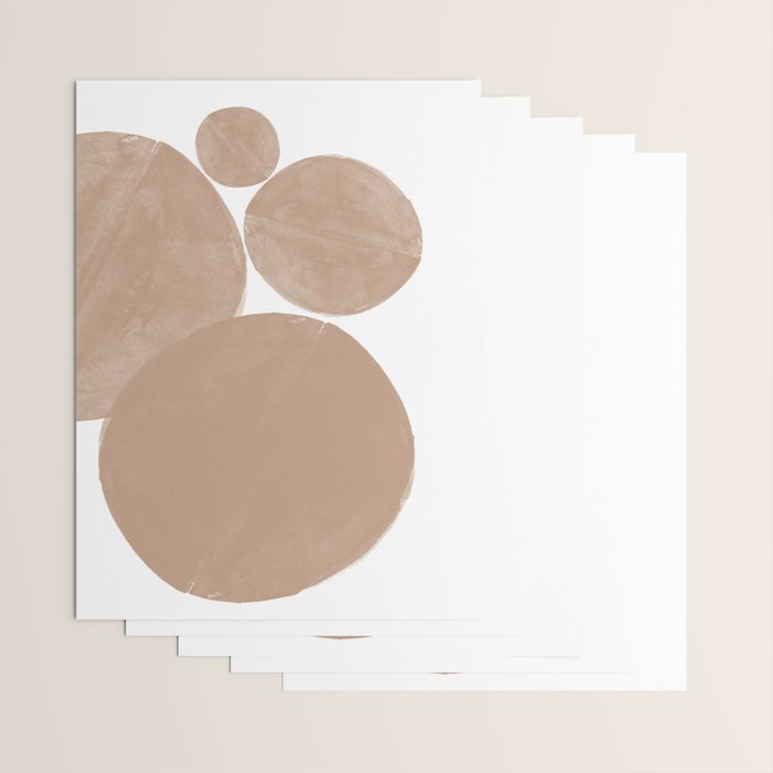 Minimalist Beige Art Wrapping Paper Gallery Image 3