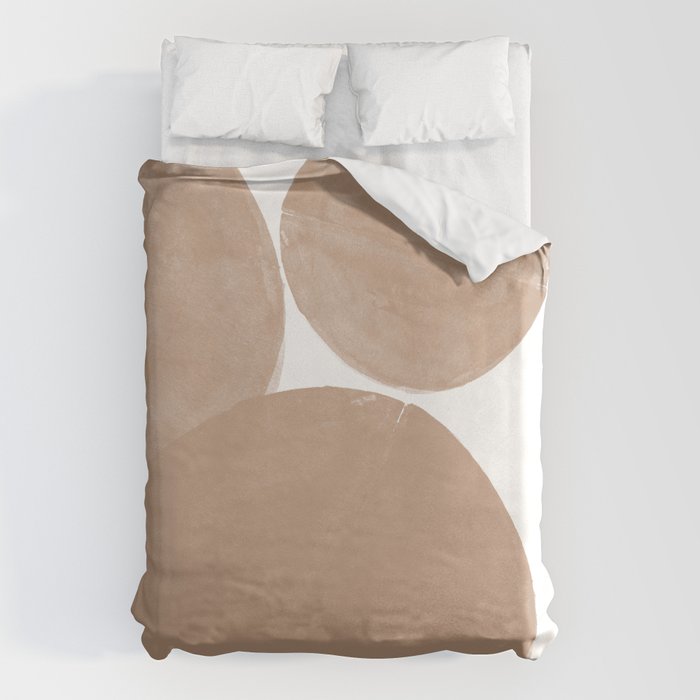 Minimalist Beige Art Duvet Cover Gallery Image 1