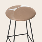 Minimalist Beige Art Stool Gallery Image 2