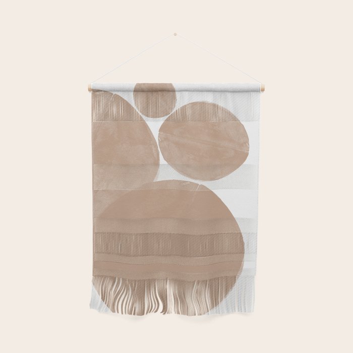 Minimalist Beige Art Wall Hanging Gallery Image 1