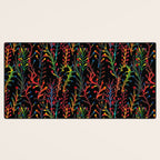 Watercolor Rainbow plants Desk Mat Gallery Image 3