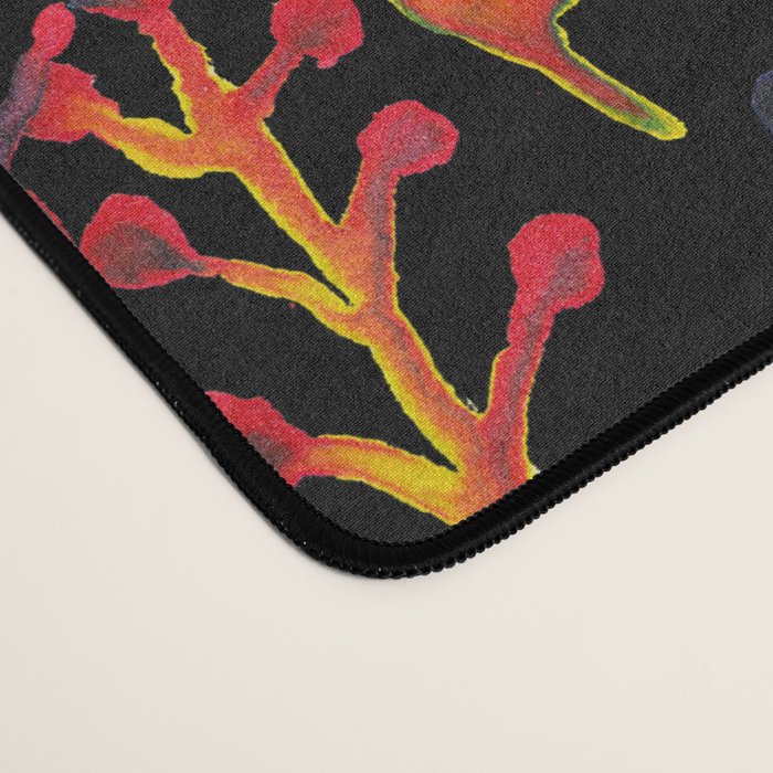 Watercolor Rainbow plants Desk Mat Gallery Image 4
