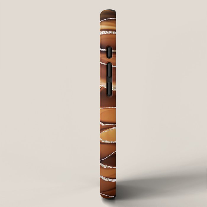 Desert Hot Copper Marble Landscapes iPhone Case Gallery Image 2