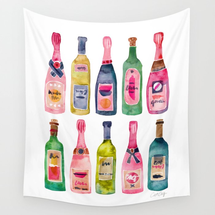 Champagne Collection Wall Tapestry Gallery Image 4