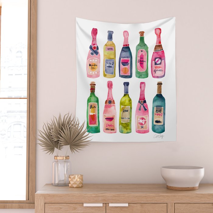 Champagne Collection Wall Tapestry Gallery Image 2