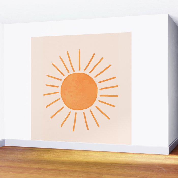 Sun Rays Wall Mural Gallery Image 2