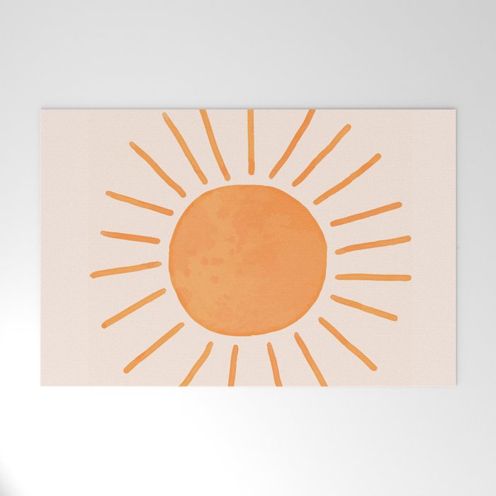 Sun Rays Welcome Mat Gallery Image 1