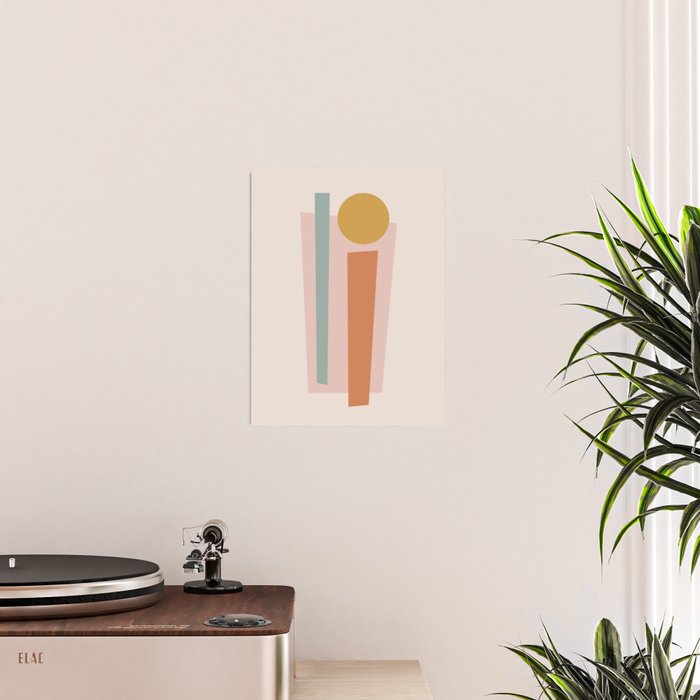 Geometric Abstract V Poster Gallery Image 2