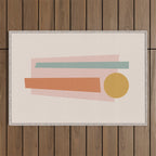 Geometric Abstract V Outdoor Rug Gallery Image 1