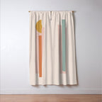 Geometric Abstract V Window Curtain Gallery Image 3