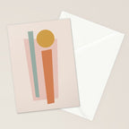 Geometric Abstract V Stationery Card Gallery Image 2