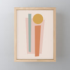 Geometric Abstract V Mini Art Print Gallery Image 1