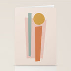 Geometric Abstract V Stationery Card Gallery Image 2