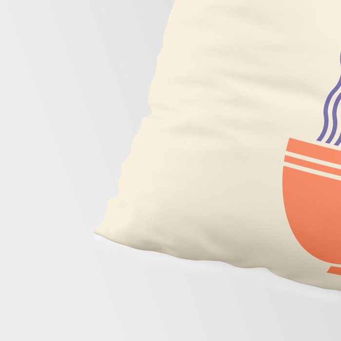 Ramen Minimal - Cream Pillow Sham Gallery Image 4