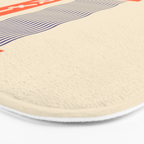 Ramen Minimal - Cream Bath Mat Gallery Image 3