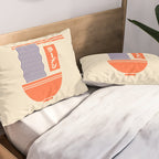 Ramen Minimal - Cream Pillow Sham Gallery Image 2