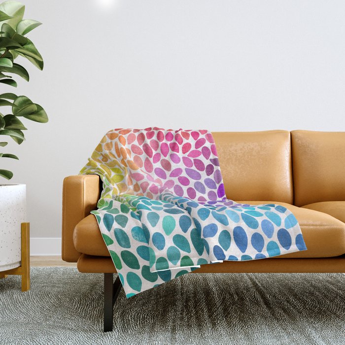 rain 11 Throw Blanket Gallery Image 1