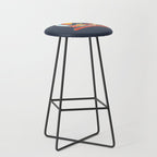 SKI ON! retro badge Stool Gallery Image 1