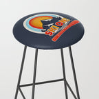 SKI ON! retro badge Stool Gallery Image 2