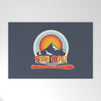 SKI ON! retro badge Welcome Mat Gallery Image 1