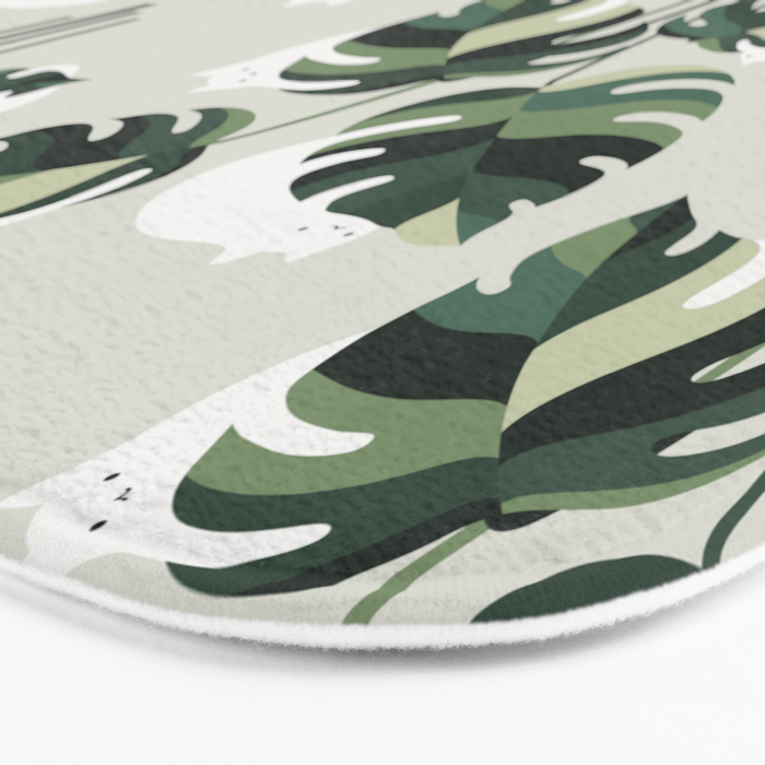 Cat and Plant 11 Pattern Bath Mat Gallery Image 3