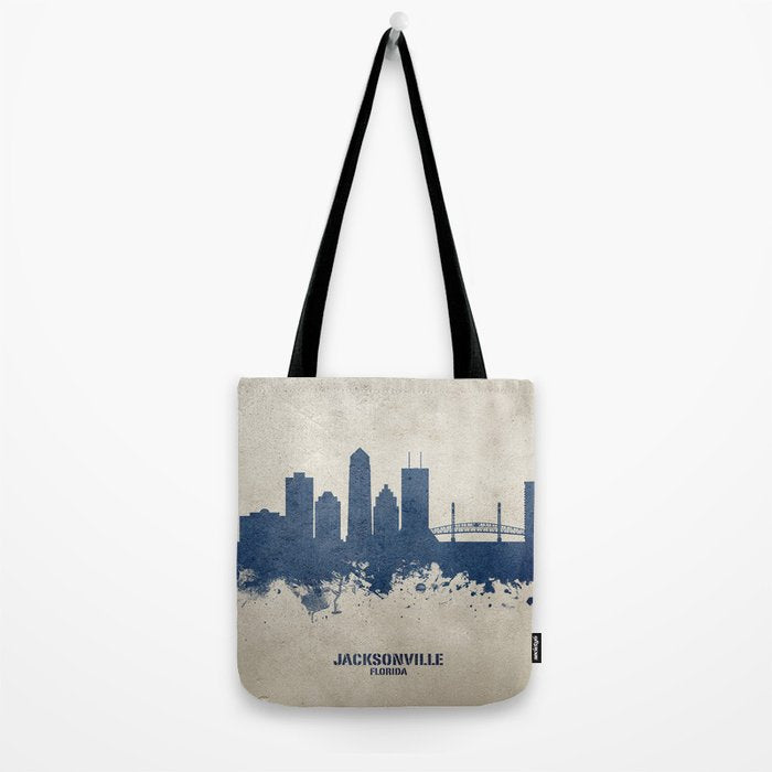 Jacksonville Florida Skyline Tote Bag Gallery Image 2