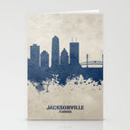 Jacksonville Florida Skyline Stationery Card Gallery Image 2