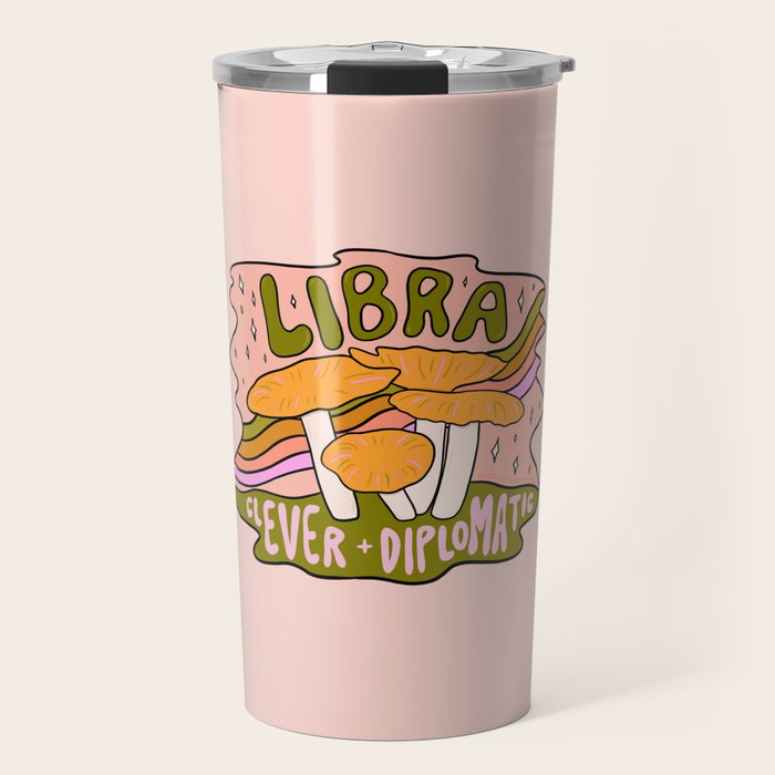 Libra Mushroom Travel Mug Gallery Image 1