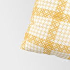 Woven Checkerboard (Yellow) Pillow Sham Gallery Image 4
