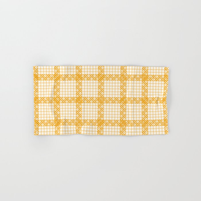 Woven Checkerboard (Yellow) Bath Towel Gallery Image 1