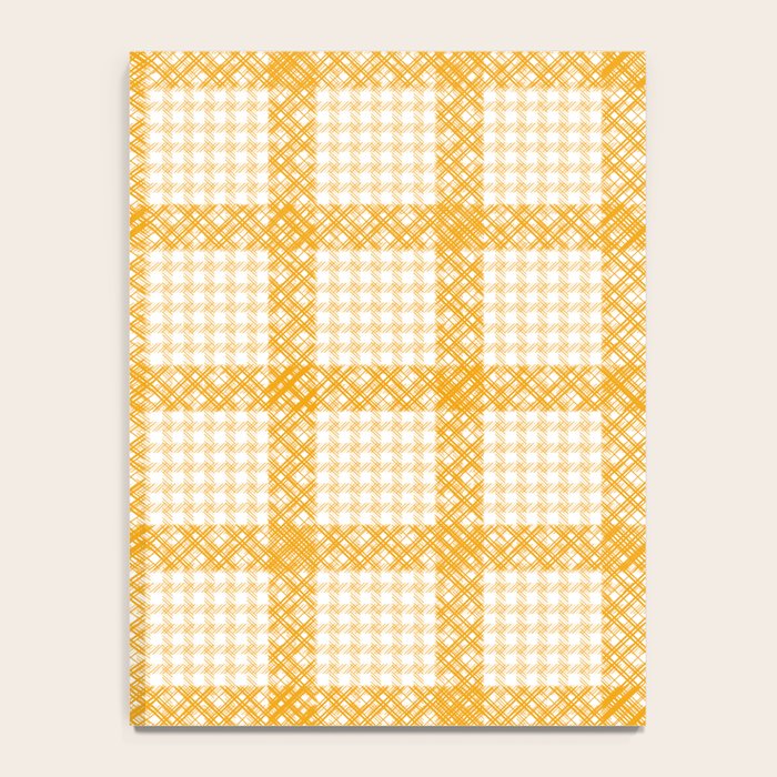 Woven Checkerboard (Yellow) Notebook Gallery Image 4