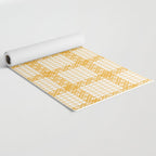Woven Checkerboard (Yellow) Yoga Mat Gallery Image 2