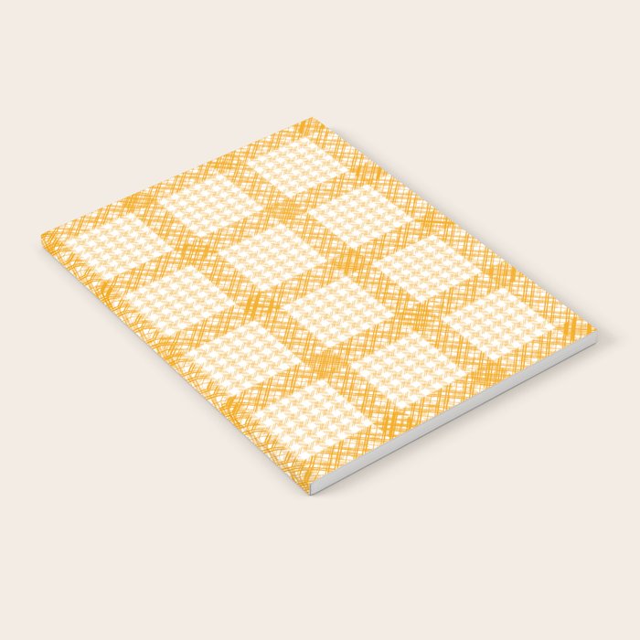 Woven Checkerboard (Yellow) Notebook Gallery Image 2