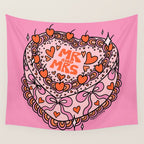Mr. and Mrs. Cake Wall Tapestry Gallery Image 4