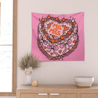 Mr. and Mrs. Cake Wall Tapestry Gallery Image 2