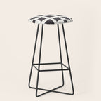 Floral Tiles / Lino Print Stool Gallery Image 1
