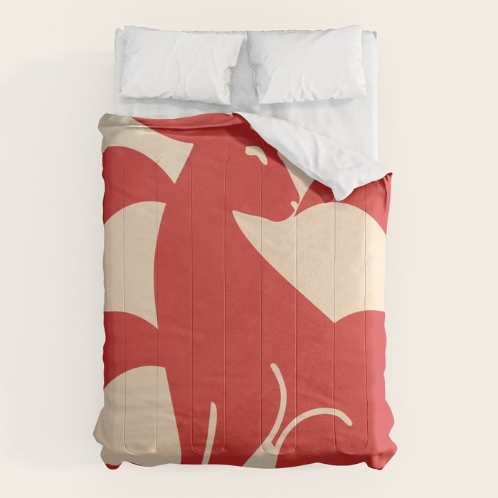 Minimalist Rabbit 4 Comforter Gallery Image 6
