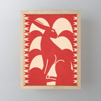 Minimalist Rabbit 4 Mini Art Print Gallery Image 1
