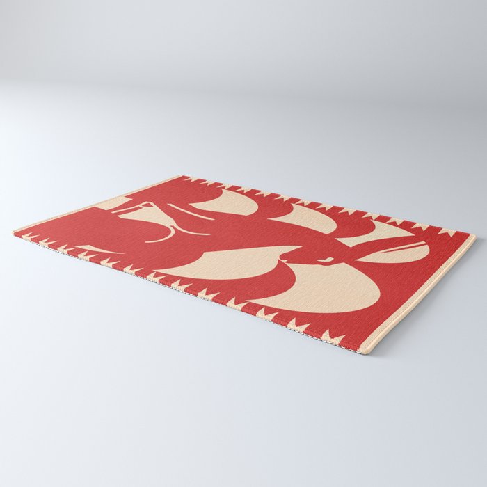 Minimalist Rabbit 4 Rug Gallery Image 3