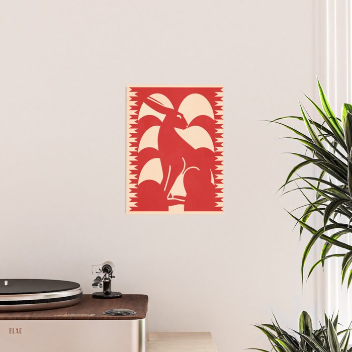 Minimalist Rabbit 4 Poster Gallery Image 2