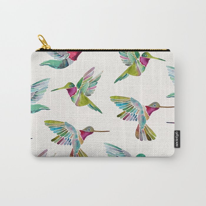 Hummingbirds Carry All Pouch Gallery Image 1