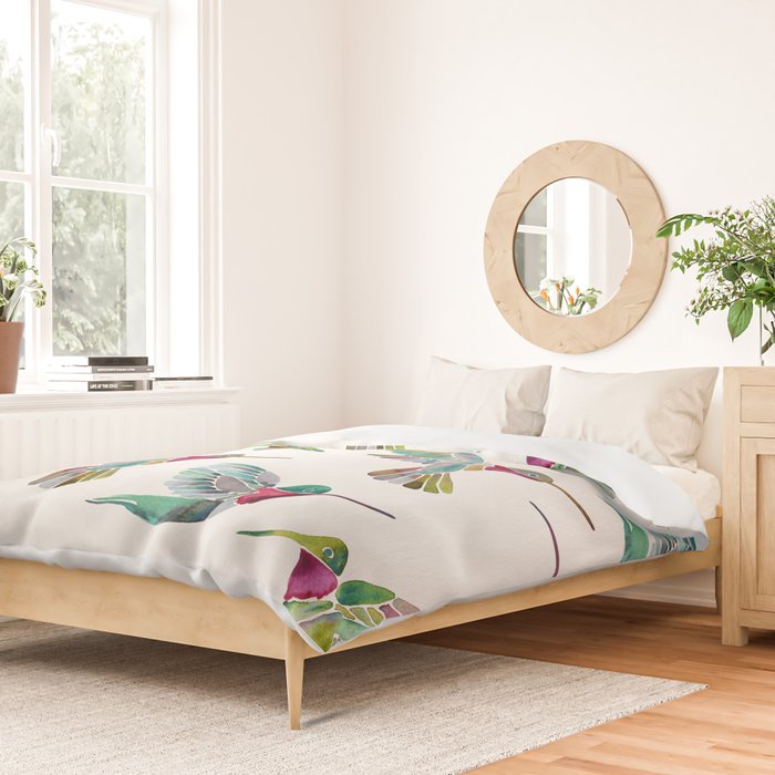 Hummingbirds Duvet Cover Gallery Image 2