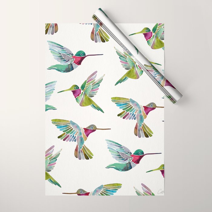 Hummingbirds Wrapping Paper Gallery Image 1